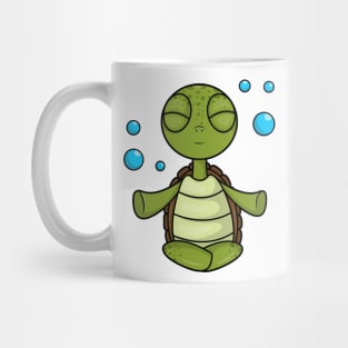 Turtle at Meditating in Sitting Mug